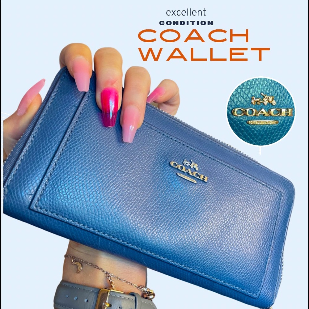 Coach Long Accordion Zip Wallet